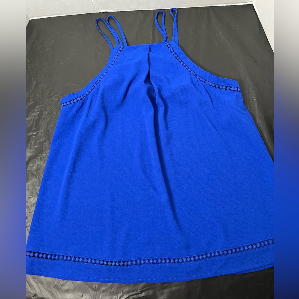 Sweet Wanderer Royal blue dressy tank size large